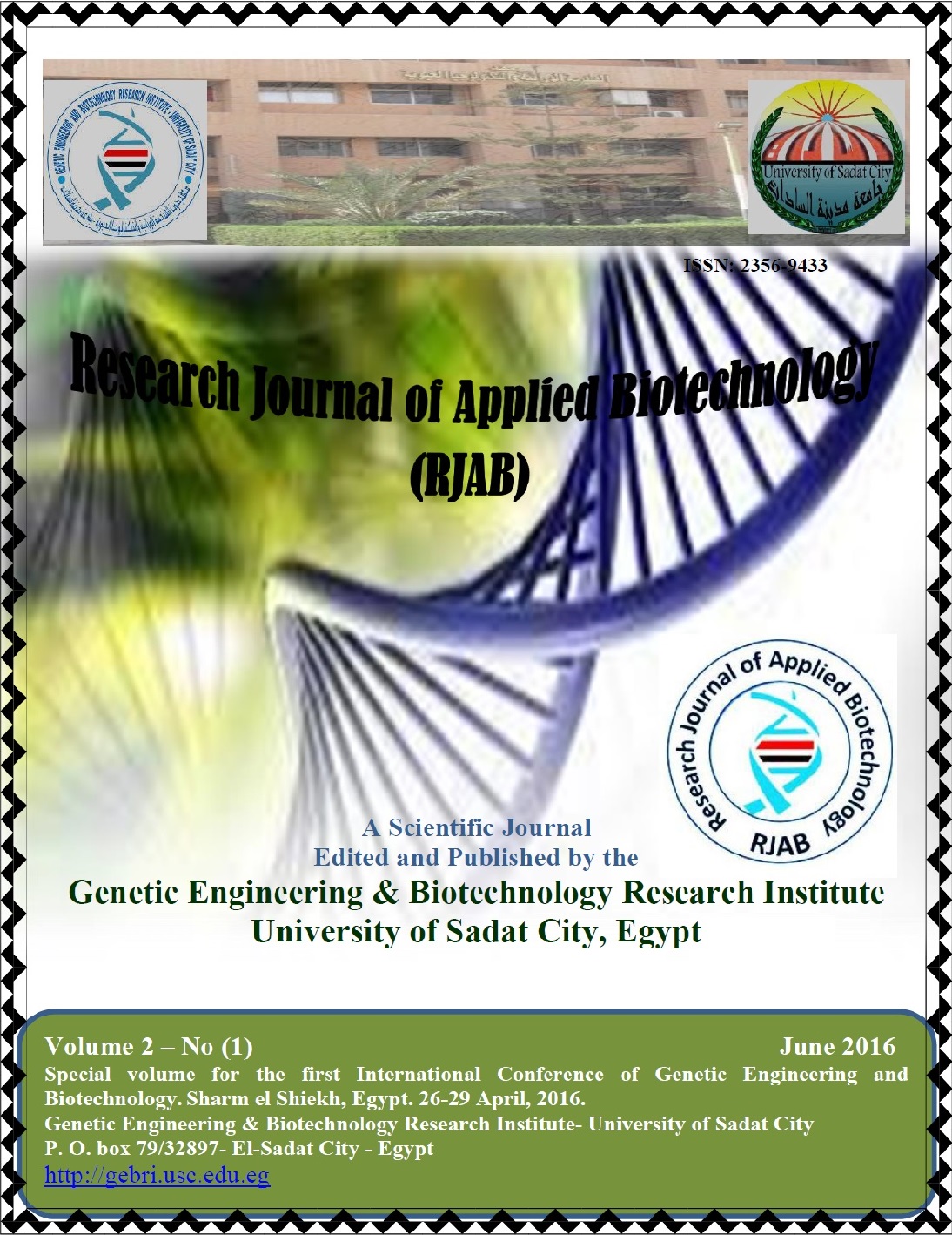 Research Journal of Applied Biotechnology